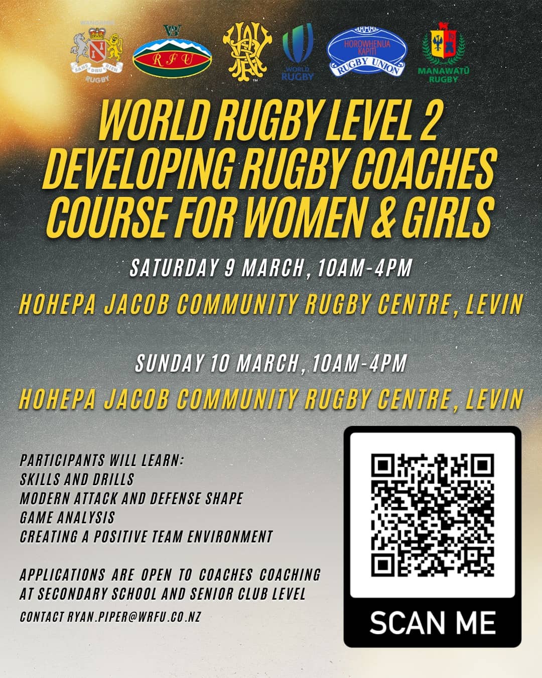 Level 2 Developing Rugby Coaches Course for Women & Girls – HKRFU